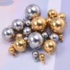 5102030Pcslot Stereoscopic Round Ball 3456810Mm Stainless Steel Charms For Jewelry Making Bulk Wholesale Smooth Pendant