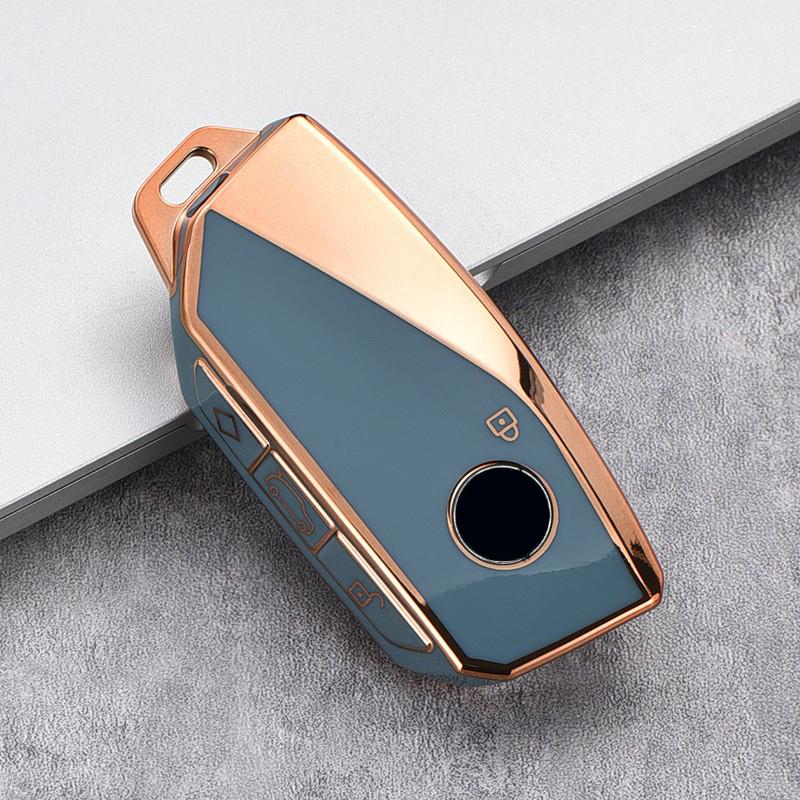 For BMW I7 X7 G07 LCI IX I20 X1 U11 7 Series G70 G09 XM U06 G81 M3 2023 TPU Car Key Case Cover Shell Fob Protector Keyless