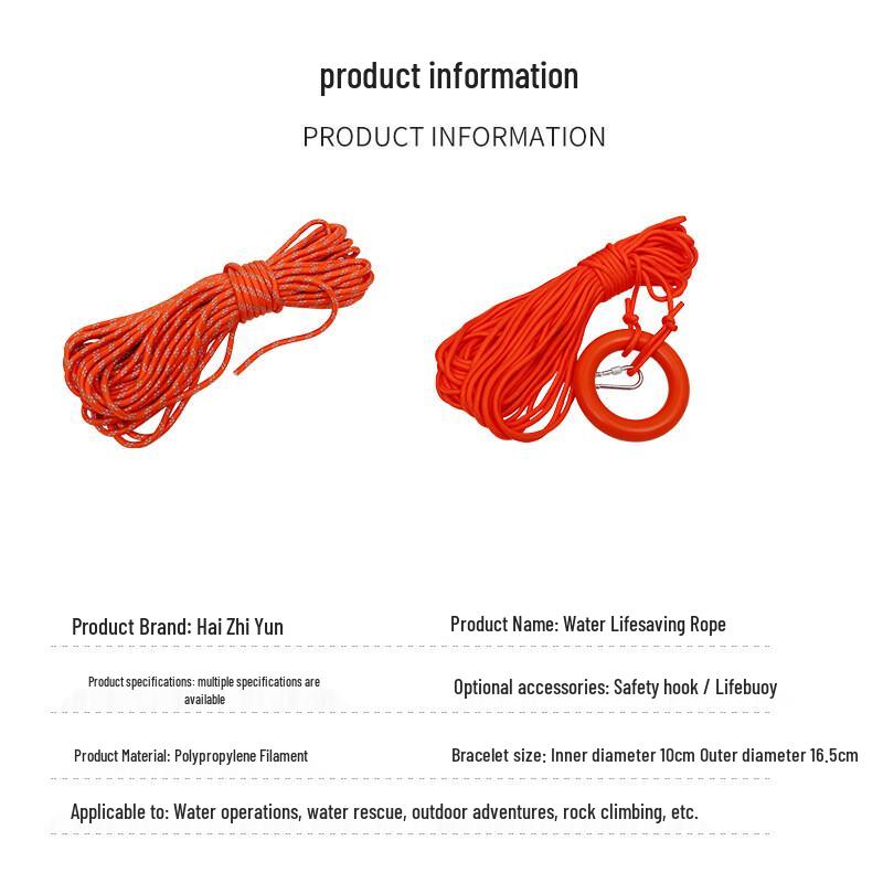 Floating Water Rescue Rope