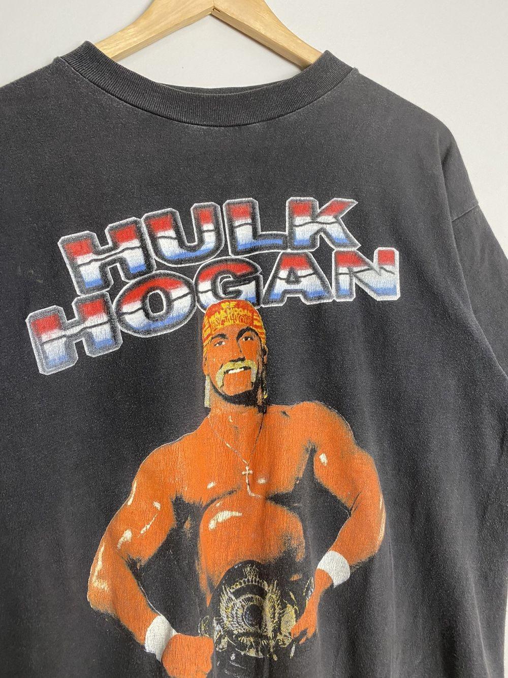 Vintage 90s Hulk Hogan Hulk Hogan Classic Style Black Unisex Shirt KH16449 Unisex T-Shirt S