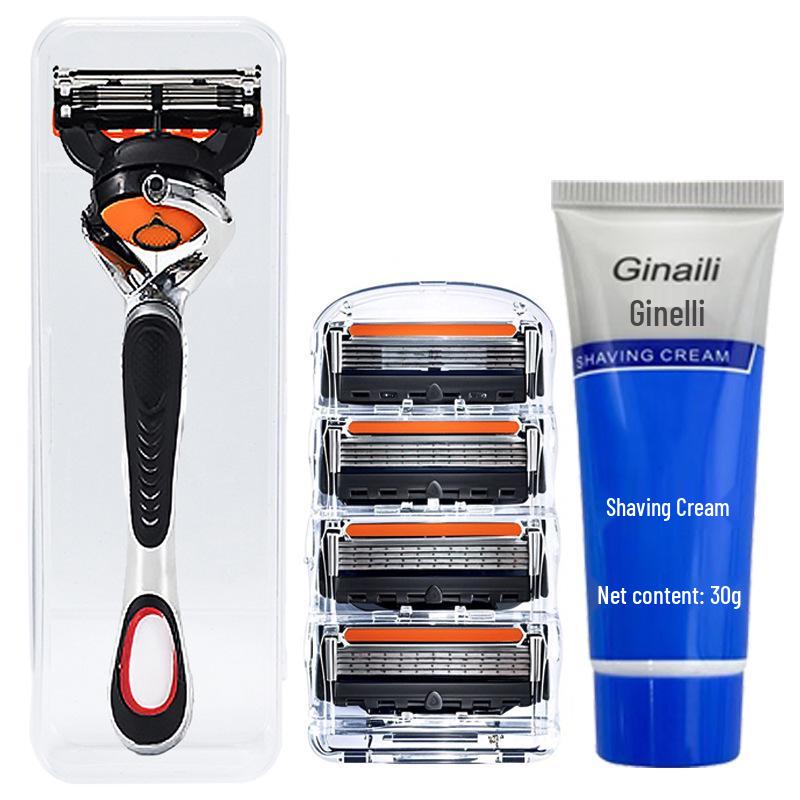 Cross-Border 5-Blade Men's Razor Head with German Technology