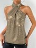 2026 Sexy Sequin Halter Tank Top for Women
