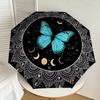 1pc Butterfly Mandala Night Sky Umbrella with Plastic Handle,Suitable for All Seasons Home Travel Outdoor UmbrellaDD358