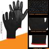 Safety Work Gloves with Grip PU Coating 13Gauge Seamless Knit Safety Gloves with Polyurethane Dipped for Men Mechanic Warehouse