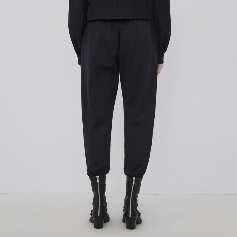 LESS Women's Fall Tapered Cropped Commuter Pants