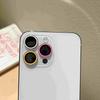 2-3Pcs Luxury Fluorescence Ceramic Camera Protect Cap For IPhone 17Pro Max Air 16 15 14 13 Plus Ring Lens Anti-scratch Glass Cap