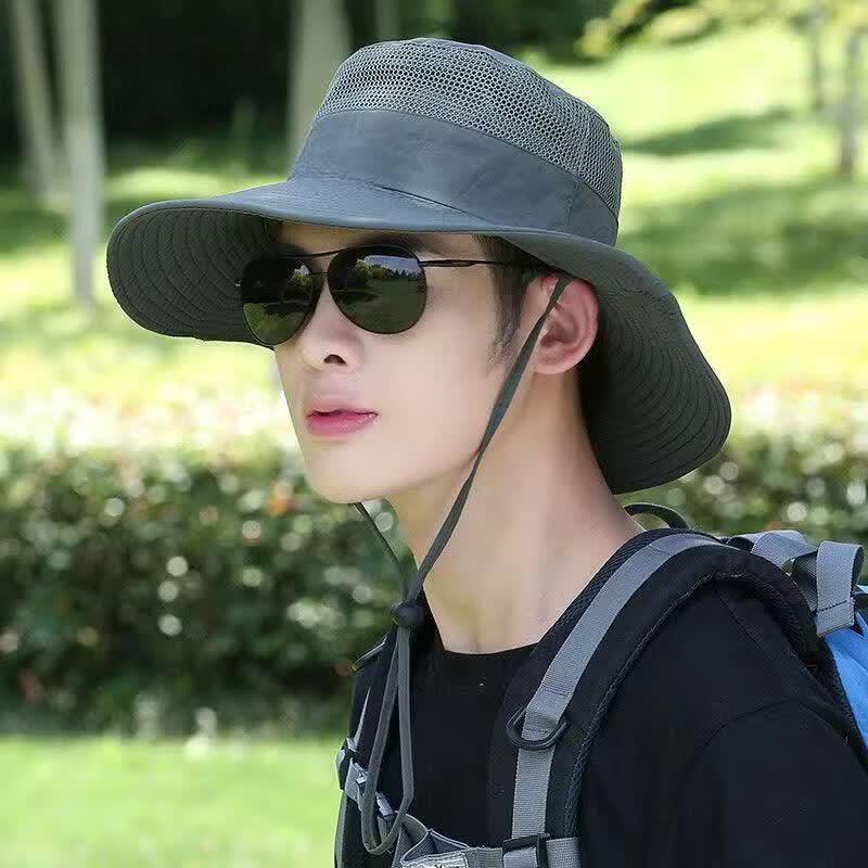 Western Style Wide Brim Fishing Sun Hat
