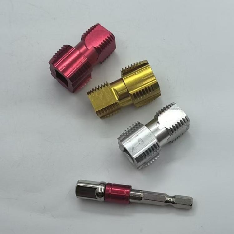 6.35mm Hexagonal Shank Hole Opener Electric Drill Adapter Water Pipe Expansion Adapter Power Tool Parts Easy To Use