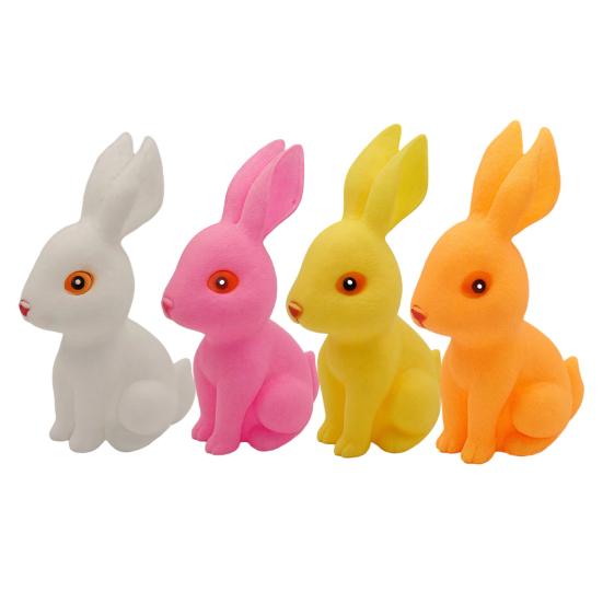 Schreiendes Kaninchen Quietschespielzeug mit realistischem Geräusch Weiches TPR Fidget zur Stressbewältigung Streiche Süßes tierförmiges Dekompressions-Gadget für Kinder Erwachsene