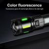 High Power LED Flashlight With COB Lights Portable EDC White Laser Torch USB Rechargeable Outdoor Camping Fishing Lantern
