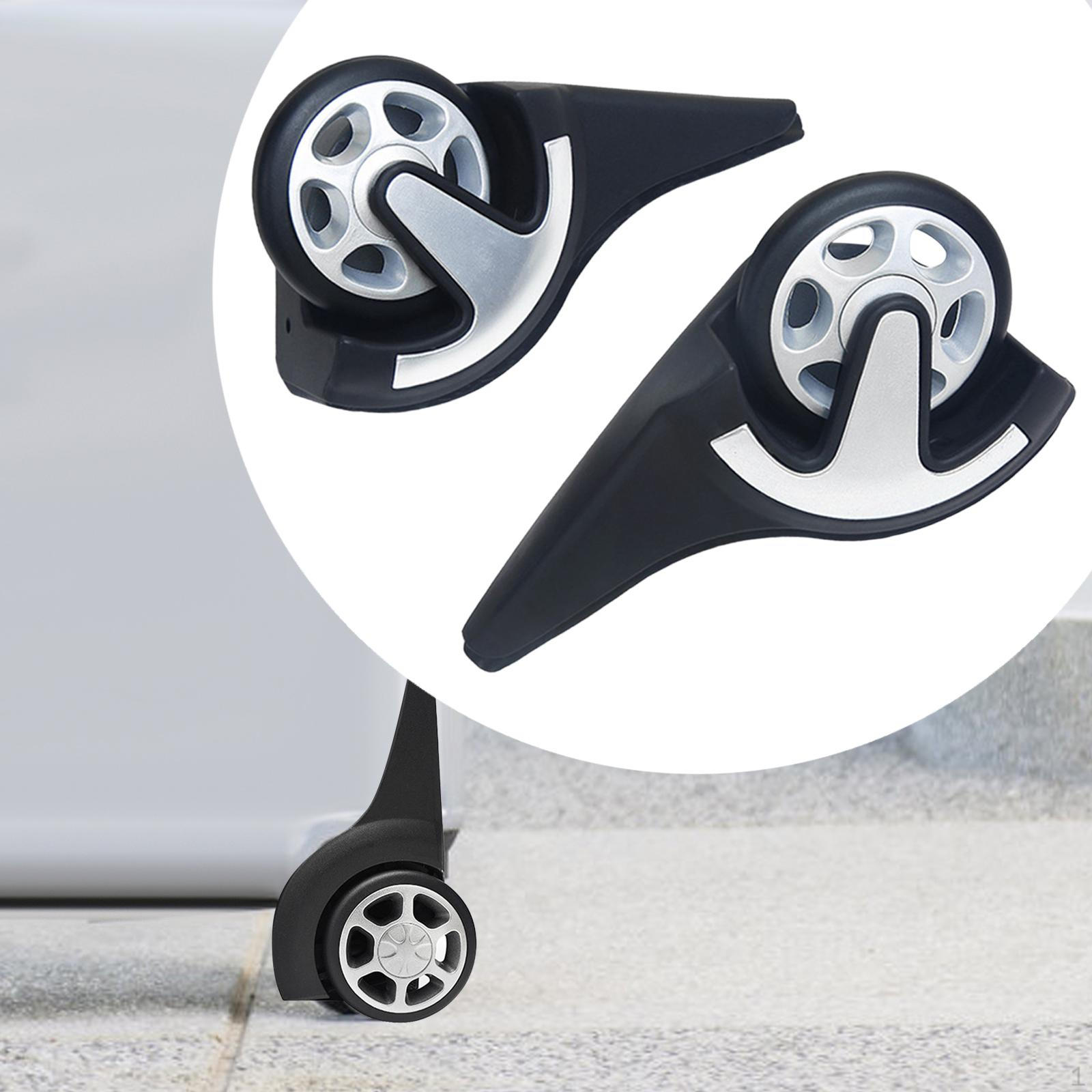 

2 шт. Запасные колеса для багажа, Направляющие угловые колеса для дорожной сумки-тележки, Высокая грузоподъемность