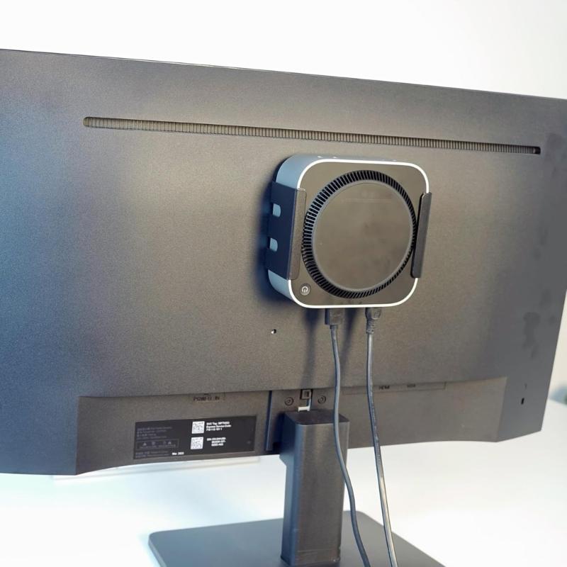 Metal Stand Durability For Mini Desktop Computer Under Desk And Screen Back Mounting Solution Space Saving