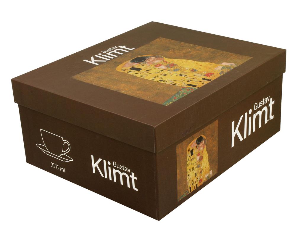 Zestaw 2 Filiżanek Klimt The Kiss 250 Ml