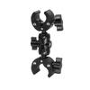 25mm Ballhead Double for Head Clamp Kit Motorcycle Double C for Head Clip Action Camera Bracket