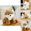 Akita Dog Plush Toy Cute Stuffed Animal Gift For Kids And Collectors