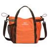 Lightweight Nylon Colorblock Tote Bag with Side Mesh Pockets Crossbody Casual Shoulder Purse for Daily