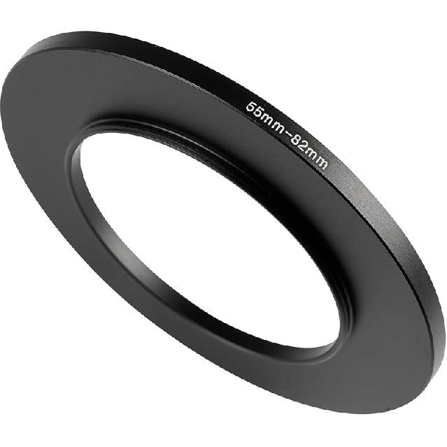 72-77mm Metal Step-Up/Down Ring Adapter Compatible with Mirrorless Cameras DSLR Lens, UV CPL ND Filter Thread Converter, Black