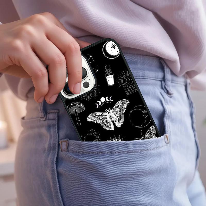 Witchy Goth Magic Phone Case For iPhone 17 Air 15 16e 14 13 Pro Max Coque 12 11 Pro Max PLUS cover