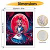 Disney Alice In Wonderland Oil Painting Art Painting Kit Handmade Diy Gift Home Decoration Wall Art Decor Aesthetic Fantasy Room Display
