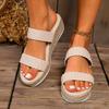 Wedge slippers women's summer new fashionable and comfortable platform shoes high heels