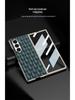 Samsung Z Fold 6 Case - Diamond Lattice, Electroplated Leather, Fragrance-Inspired Design