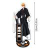 Anime Bleach Acrylic Stand Model Plate Kurosaki Ichigo Kuchiki Rukia Hitsugaya Toshiro Cartoon Figures Standing Sign Holder