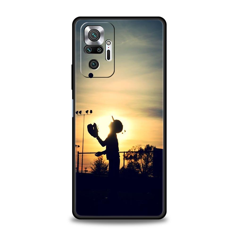 

Чехол для телефона для Xiaomi Redmi Note 14 13 12 5G 11 10 Pro Plus 4G 9S 9 14C 13C 12C 10C 9C 9A Мягкий ТПУ Чехол Бейсбол Redmi Note 12 4G
