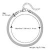 Customizable Adjustable Stainless Steel Blade Chain Bracelet