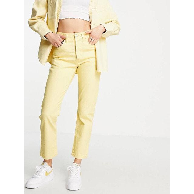 

Levi s Fresh cotton 501 crop jeans in yellow - YELLOW