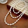 Versatile Multi-Layer Pearl Sweater Chain - Elegant and Fashionable Design