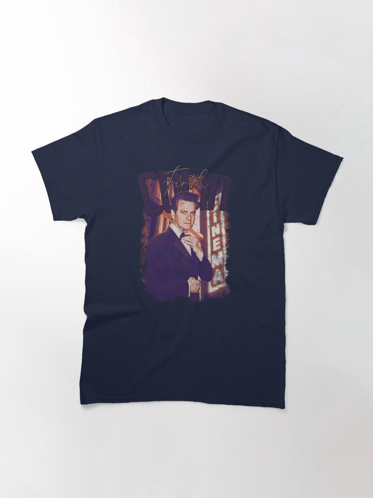 Kingsman Colin Firth Vintage Cinema Retro Style Graphic Art Classic T-Shirt