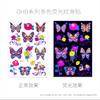 Fluorescent Butterfly Face Tattoo Sticker Nightclub Bar Sticker Flower Arm Waterproof Eco-Friendly Tattoo Sticker