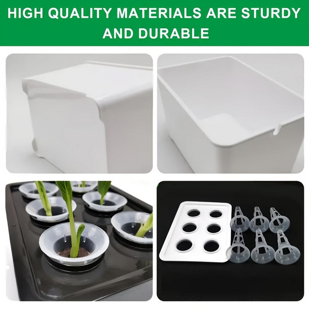 Gardening Nursery Pots Hydroponic System Growing Box Universal Planting Container for Propagation Plants Vegetable Boxes