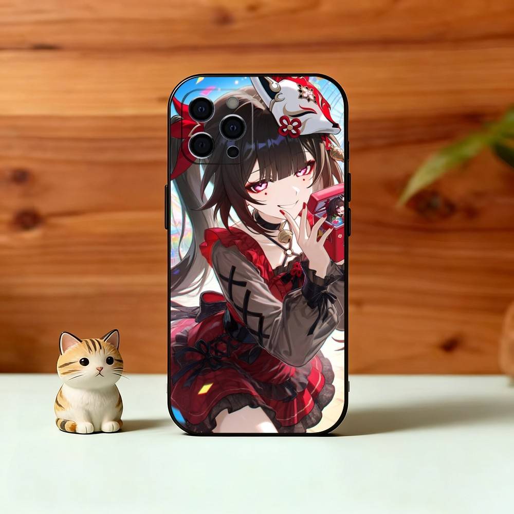 

Чехол для телефона H-Honkai S-Star R-Rail Для iPhone 17, 16, 15, 14, 13, 12, 11 Plus, Pro Max, Других Мягкий Черный Чехол iPhone16plus
