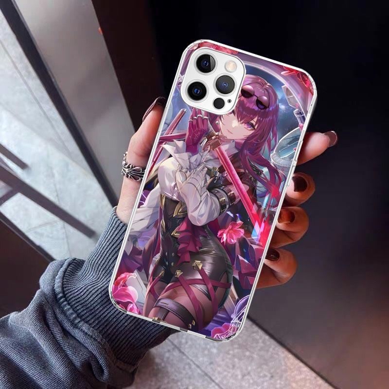 

Honkai Star Rail Kafka Phone Case For iPhone 17 Air 11 13 Mini 14 15 Plus 16 12 Pro Max 16E SE 7 8 Pattern Soft TPU Back Cover iPhone 17 Air