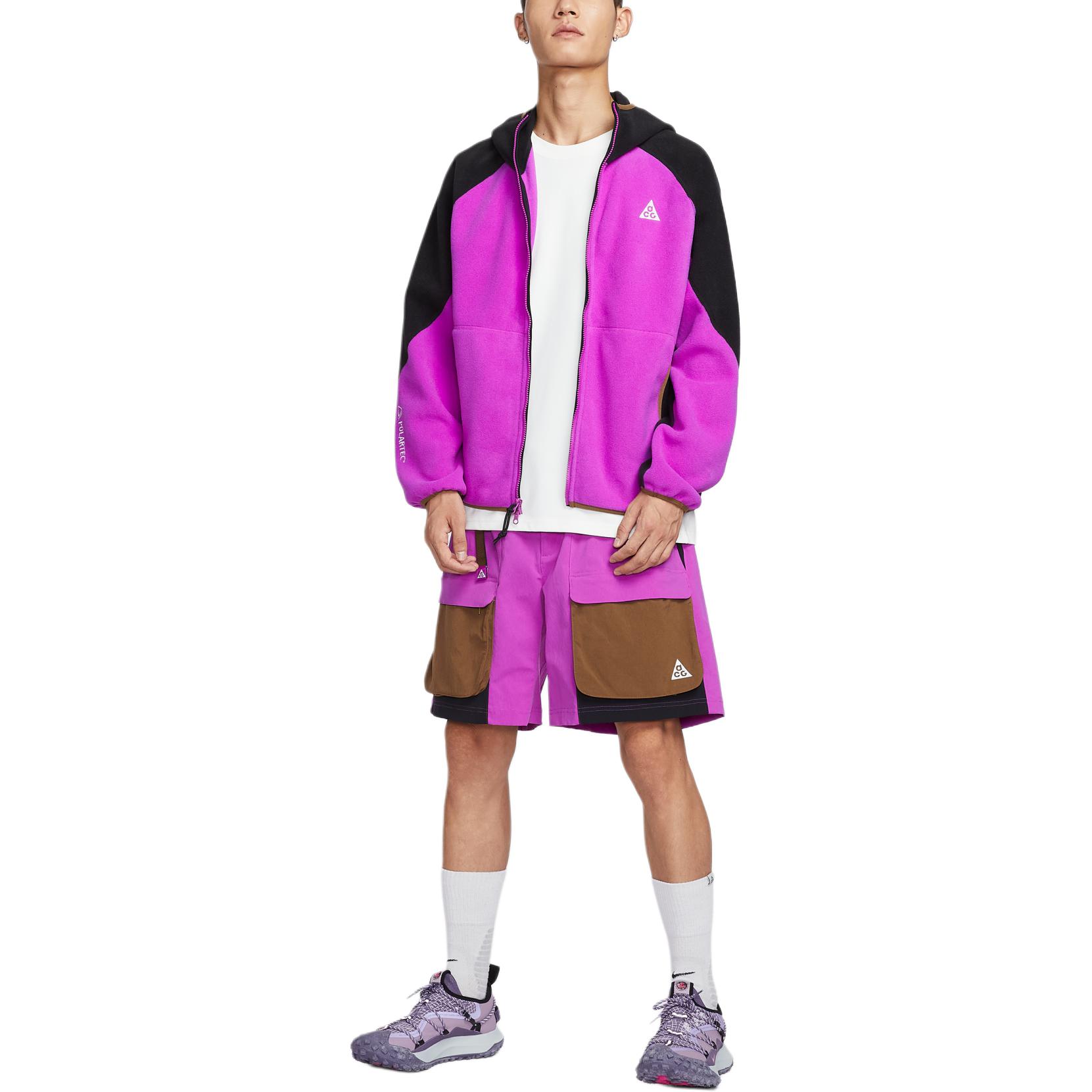 

Nike ACG Series Wolf Tree Full Zip Hooded Fleece Jacket Men jackets Bright-Purple HJ2461551 XL