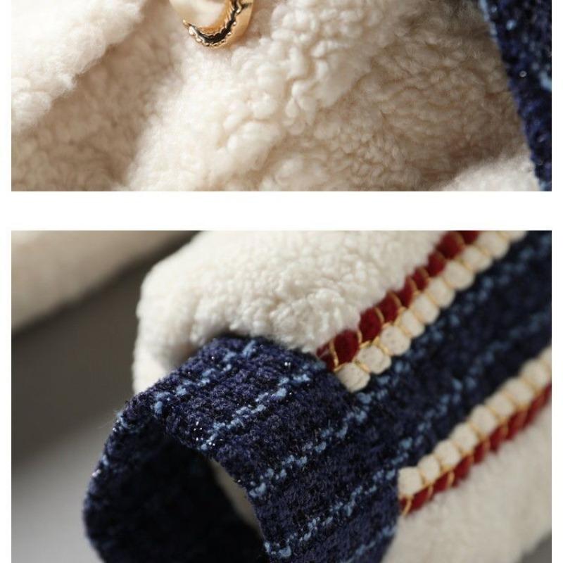 Winter Fashion Korean Style  Fleece Coat Women Trendy Versatile Outerwear
