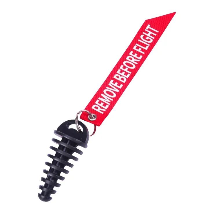 

1/2Pcs Exhaust Pipe Wash Plugs Motorcycle Motocross Tailpipe Rubber Keychain Air Bleeder Plug Silencer Wash Plug Pipe Protector