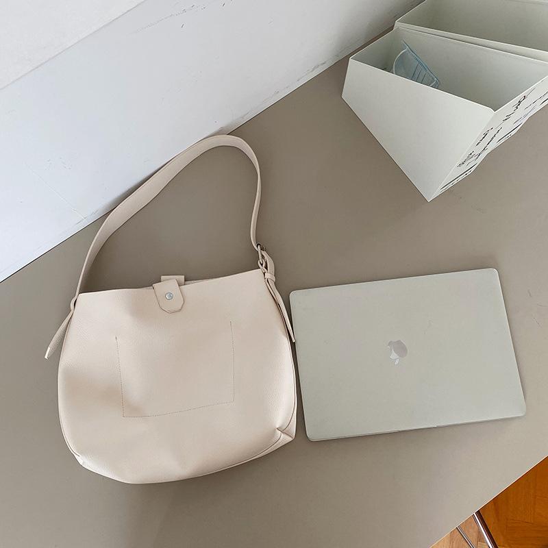 Retro single shoulder crossbody mother and child bag new large capacity lazy wind soft pu casual tote bag