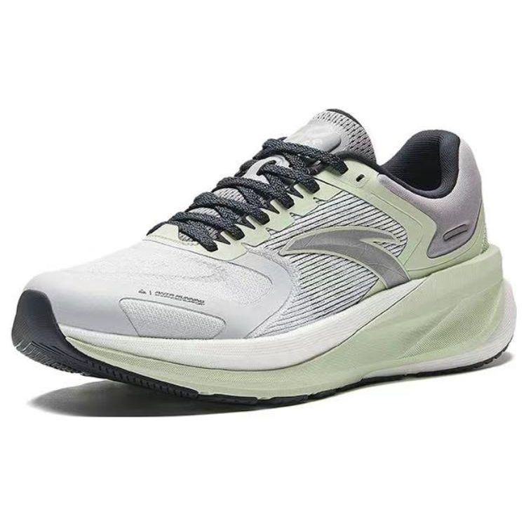 Anta Yutu Pro Comfortable Versatile Non-Slip Wear-Resistant Low-Top Running Shoes Men Sneaker Gray Green 112345535-2