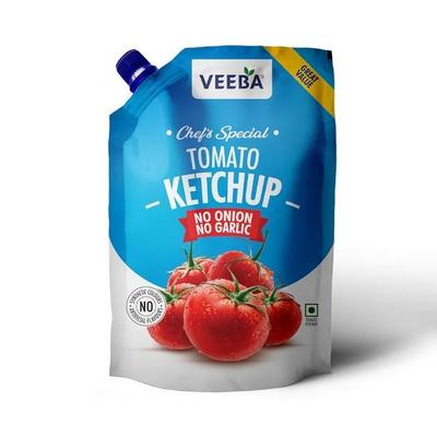 Veeba Foods Ketchup de Tomate - SEM Cebola SEM Alho Especial do Chef (900G)