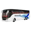 1/32 Electric Tourist Toy Traffic Bus Alloy Car Model Diecasts Simulation Metal Toy Business Bus Model Sound and Light Childrens Gift
