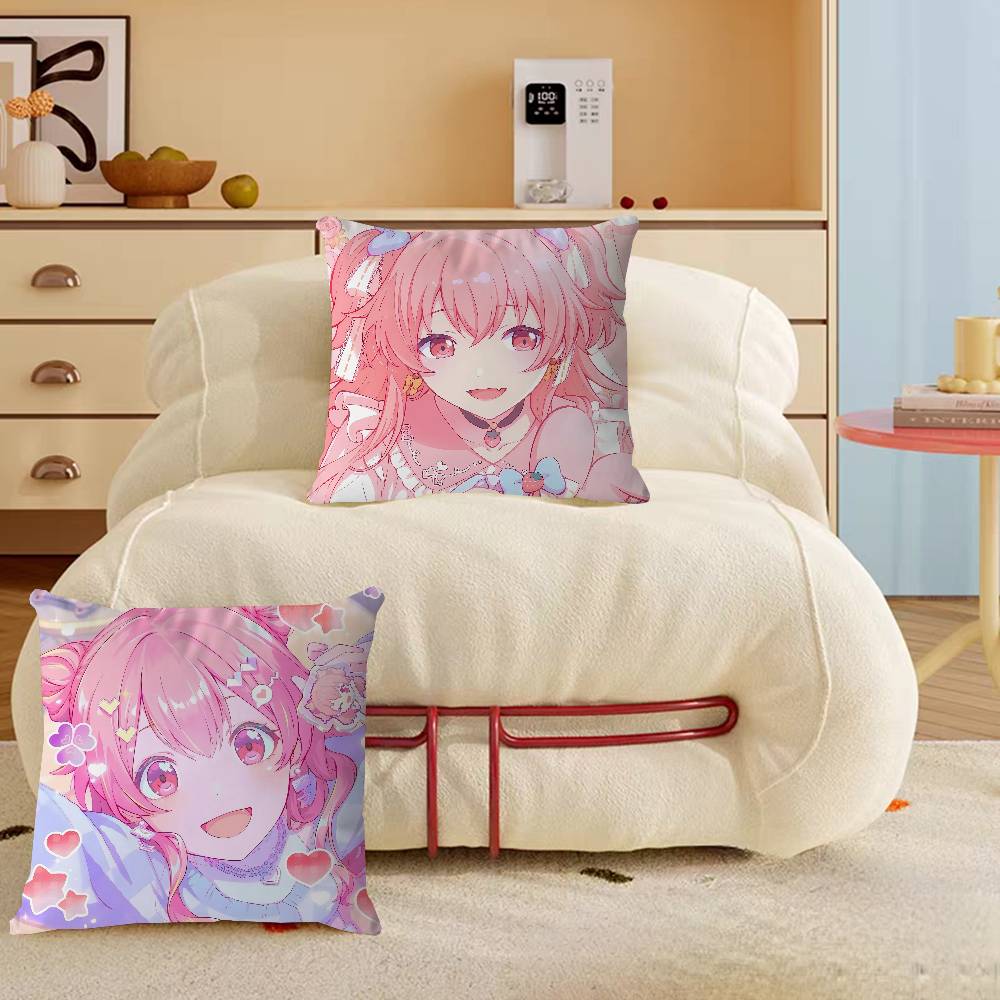 Anime Airi Momoi Pillow Cushion Cover Pillowcase Living Room Sofa Home Decor Customized