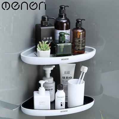 MENGNI Corner Storage Rack for Bathroom Multifunction Storage Shelves Home Drainable Organizer for Toilet Bathroom Accessories