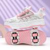 Stivali Sportivi a Quattro Ruote per Bambini Pattinaggio a Rotelle Come Scarpe Sportive Piatti Scarpe da Pattinaggio Scarpe Sportive Scarpe da Pattinaggio da Donna