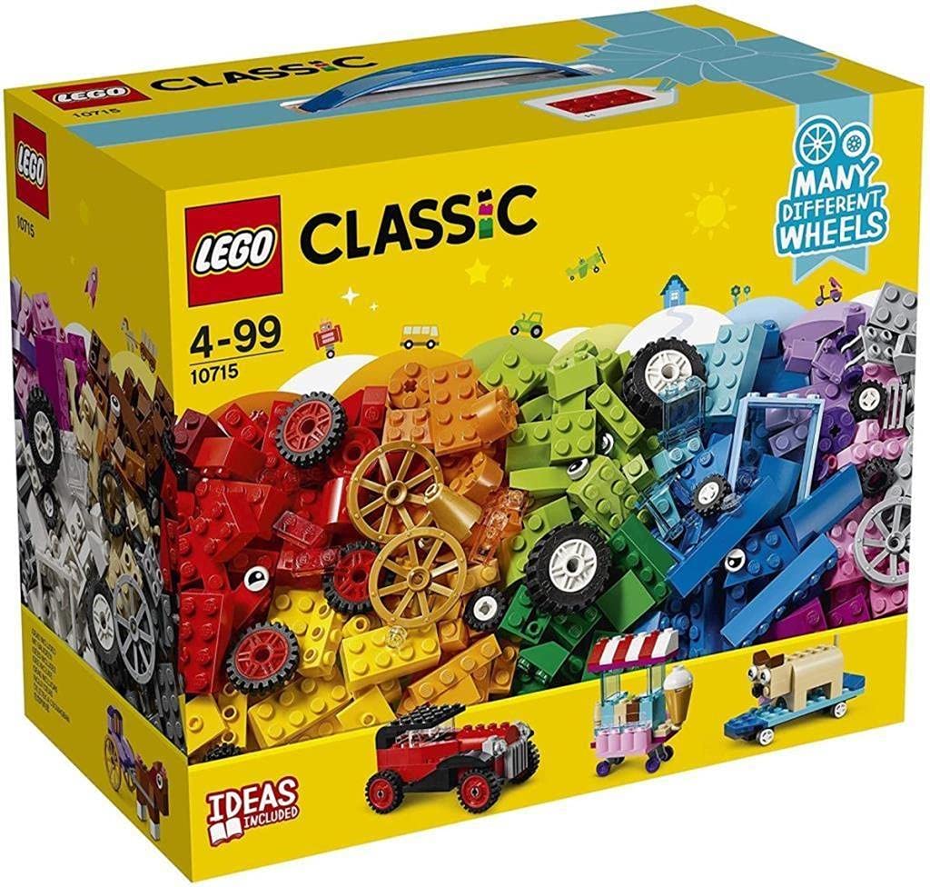 LEGO Classic Idea Parts Tire Set 10715 Educational Building Blocks for Girls and Boys