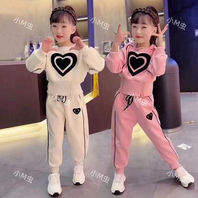 Frühling Herbst Mädchen Kleidung Anzug Kinder Casual Anzug Trainingskind Outfit Sets Druck Sportbekleidung