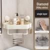 MDNG Suction Cup Corner Bathroom Shelf