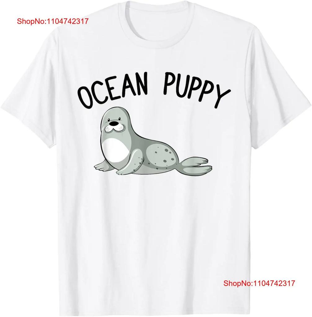 Ocean Puppy Funny Sea Lion Costume for Lover Animal T Shirt Vintage Washed Versatile Stylish Homme Slightly Casual Stretched
