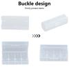 Convenient Battery Storage Case for 21700 Batteries Secure &Organize Batteries with This Plastic Storage Case Box